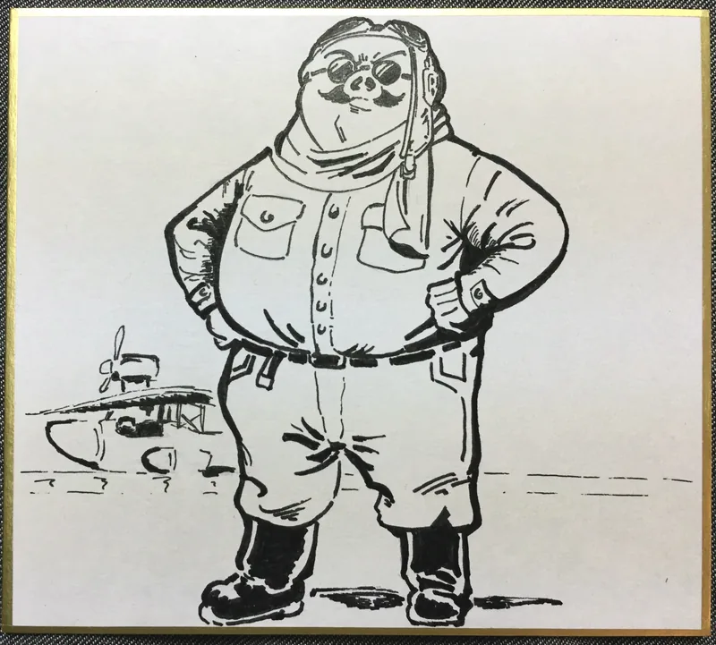Traditional Artwork - Ghibli Studio Ink 9